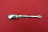 Pattern Unknown by Shiebler Sterling Demitasse Spoon  w/leaf pattern 4 1/4"