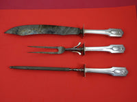 Adam by Shreve Sterling Silver Roast Carving Set 3-pc knife 14 1/2" fork 11 1/2"