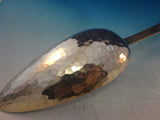 Swedish Modern Allan Adler Sterling Silver Platter Spoon Exceptional Hammering