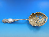 Hamilton and Diesinger Sterling Silver Pea Spoon GW Pcd Sunflower Chrysanthemums