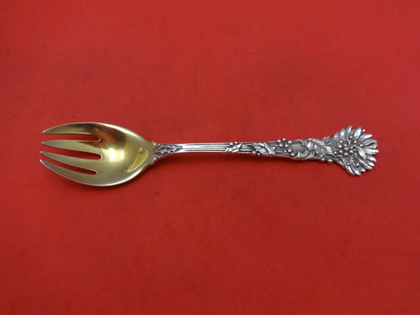 Holly by Tiffany & Co. Sterling Silver Ice Cream Fork Gold Washed Original 6"