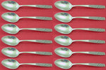 Contessina by Towle Sterling Silver Teaspoon Set 12 pieces 6 1/8"