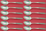 Contessina by Towle Sterling Silver Teaspoon Set 12 pieces 6 1/8"