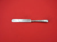 Antique Lily Engraved by Whiting Sterling Silver Regular Knife blunt rare 8 3/4"