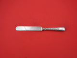 Antique Lily Engraved by Whiting Sterling Silver Regular Knife blunt rare 8 3/4"