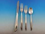 Silver Rhythm by International Sterling Silver Flatware Set Service 41 Pieces