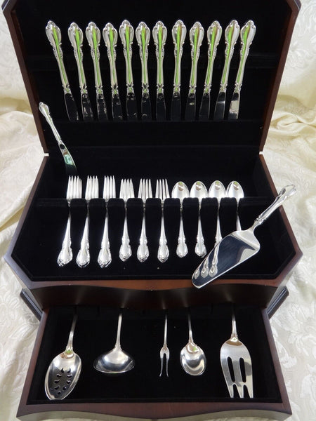 Legato by Towle Sterling Silver Flatware Service fr 12 Set 55 Pieces