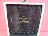 Scroll by Georg Jensen Sterling Silver Mocha Spoon Set 12 fitted box 3 1/2"