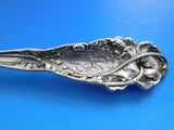 Love Disarmed by Reed & Barton Sterling Salad Serving Set Pierced GW OLD 11"
