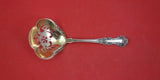 Cambridge by Gorham Sterling Silver Nut Spoon Gold Washed pierced 5 1/2"