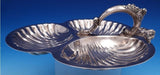 Grande Baroque by Wallace Silverplate Candy Dish 3-Shell 11 1/2" (#7827)