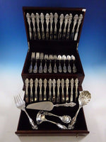 El Greco by Reed & Barton Sterling Silver Flatware Service For 12 Set 65 Pcs