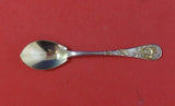 Lap Over Tiffany & Co Sterling Silver Ice Cream Spoon Applied Flowers c1880's