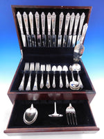 Lansdowne by Gorham Sterling Silver Flatware Set 12 Service 64 pcs Dinner L mono