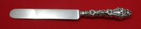 Lily by Whiting Sterling Silver Dinner Knife Fat Handle Silverplate Blunt 9 3/8"