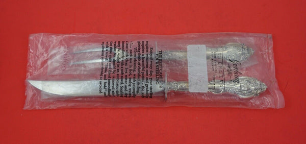 La Scala by Gorham Sterling Steak Carving Set Knife 11 1/2" fork 9 1/4" New