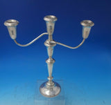 Empire Sterling Silver Candelabra 3-Light #670 12 1/2" x 11" c.1940 (#5874)
