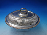 Gadroon WH English Silverplate Covered Vegetable Dish removable handle (#6119)