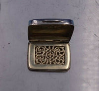 Matthew Lindwood English Georgian Sterling Silver Vinaigrette GW Interior #4078