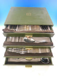 Arcantia Vendome Christofle Silverplate Flatware Set 12 Service 147 pcs Dinner