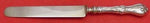 Violet by Whiting Sterling Silver Dinner Knife Blunt Silverplate Blade 9 3/4"