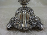 Chrysanthemum by Tiffany and Co Sterling Silver Candelabra Pair 3-Light (#0140)