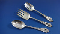 Rose Point by Wallace Sterling Silver Flatware Set 12 Service 60 Pcs Dinner Size