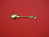 Anitra by Th. Olsens Silver Demitasse Spoon royal blue enamel vermeil 3 3/4"
