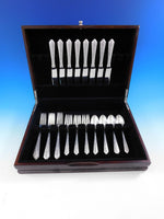 Normandie by Wallace Sterling Silver Flatware Set for 8 Service 32 pieces Floral