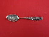 Flora by Shiebler Sterling Silver Demitasse Spoon forget me not "Bermuda" 4 1/4"