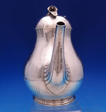 Blossom by Yvar Peterson Sterling Silver Tea Set 6pc Peace Lily Motif (#8816)