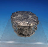 Gebruder Dingeldein German Sterling Silver Box Oval Scalloped Rococo (#6743)