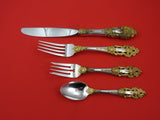 Golden Crown Baroque by Gorham Sterling Silver Dinner Size Place Setting 4pc