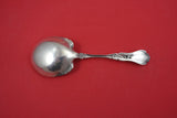 Violet by Whiting Sterling Silver Preserve Spoon  7 1/2"