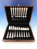 Meadow Rose by Wallace Sterling Silver Flatware Set for 8 Dinner Service 32 Pcs