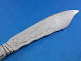Lap Over Edge Acid Etched Tiffany Sterling Silver Fish Knife Ducks HHAS 7 7/8"