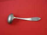 Colonial A Engraved by Whiting Sterling Silver Gravy Ladle w/ back stamp 7 3/4"
