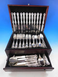 American Beauty by Shiebler Sterling Silver Flatware Set 12 Service 87 pc Dinner