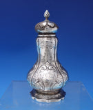 Durgin Sterling Silver Salt and Pepper Shakers #1833 Engraved (#7093)
