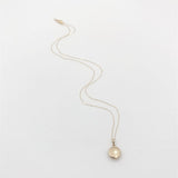 14k Yellow Gold Very Small Round Locket with Engraved Heart and Chain (#J7007)
