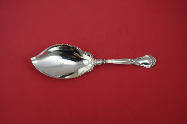 Chantilly by Gorham Sterling Vegetable Server  pointed w/applied  lacing 9 3/8"