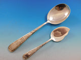 Old Maryland Engraved by Kirk Sterling Silver Flatware Set for 12 Service 87 pcs