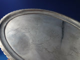 Chinese Sterling Silver Serving Plate with Chrysanthemum Bird Dragonfly (#6194)