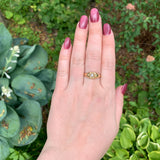 14k Yellow Gold Men's Belcher Ring w/European Cut Genuine Natural Diamond #J7398