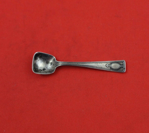 Carthage by Wallace Sterling Silver Salt Spoon square bowl 2 3/8"