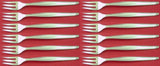 Contour by Towle Sterling Silver Cocktail Fork Set 12 pieces 6"