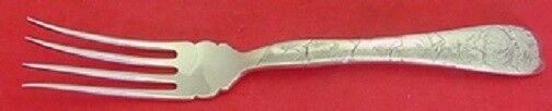 Lap Over Edge Acid Etched By Tiffany Sterling Baked Potato Fork w/ Pumpkins