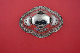 Strasbourg by Gorham Sterling Nut Dish #A1512 Master pierced footed 5 1/2 x 4"