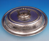 John Grinsell and Sons English Silverplate Vegetable Dish Covered Beaded (#9230)