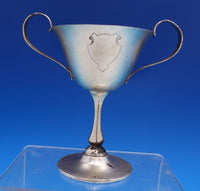 Mount Vernon Sterling Silver Trophy Cup with Handles Hammered #R34 (#8171)